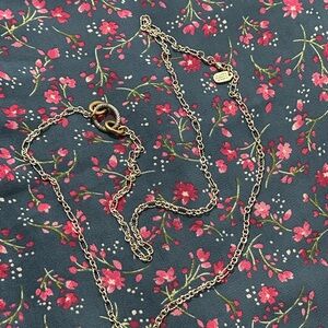 James Avery Oval Twist Changeable Charm Necklace